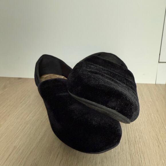 Birdies Flats Size 8 The Starling Black Velvet Shoes Womens Loafers Comfort - Picture 2 of 9